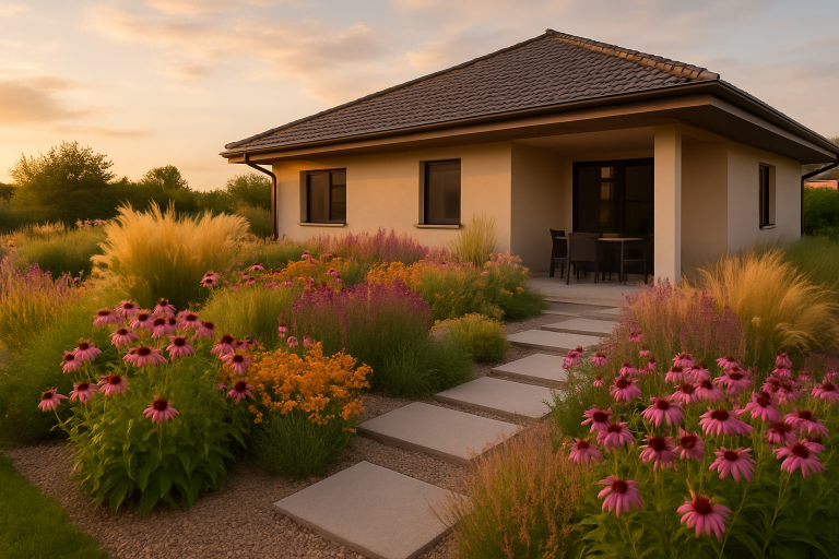 Moderná záhrada - architektonické prvky a nové materiály