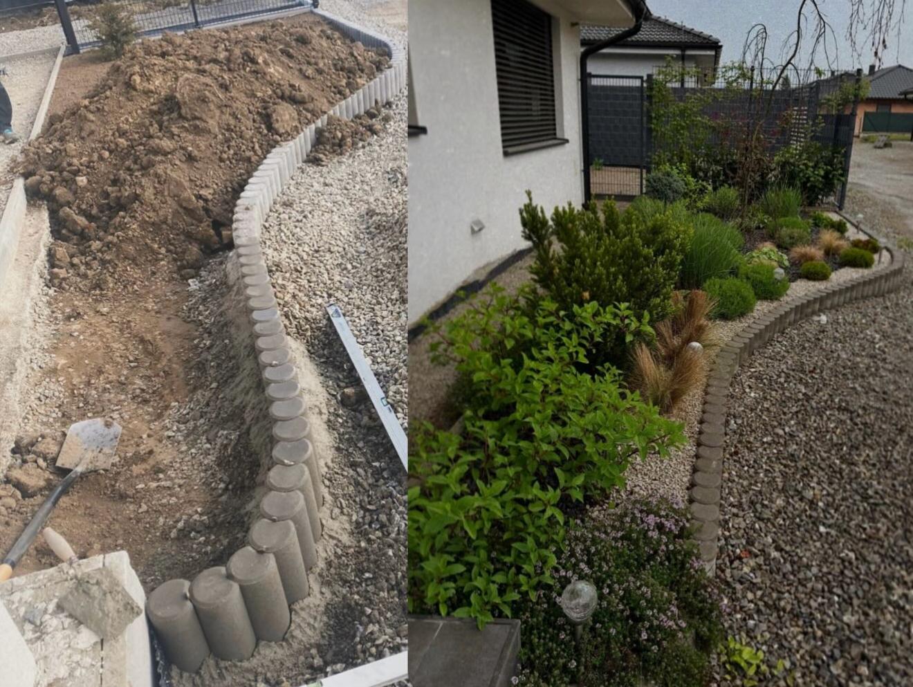 O nás before and after predzahradka